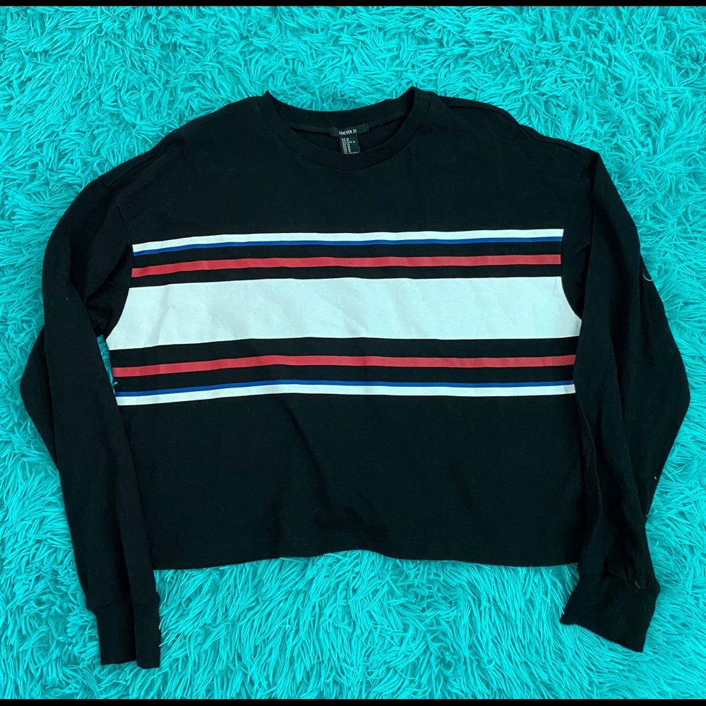 Forever 21 Long Sleeve Crop Top